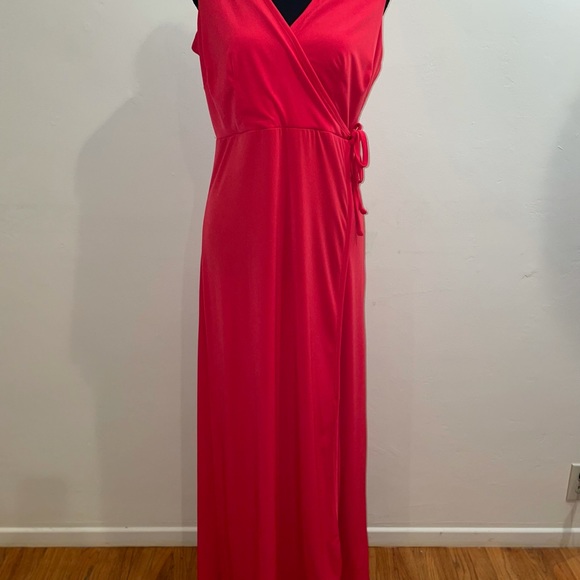 light red maxi dress (6) - Picture 3 of 3